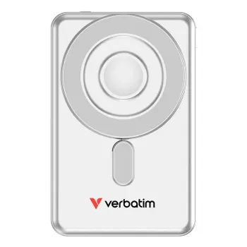 Verbatim Charge'n'Go 2C Power Bank 5000 mAh sidabrinė