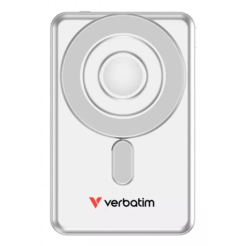 Verbatim Charge'n'Go 2C Power Bank 5000 mAh sidabrinė