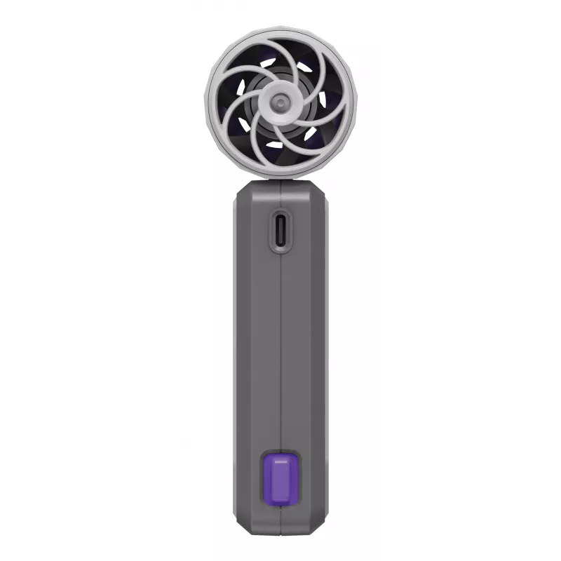 Nešiojamas ventiliatorius Verbatim Cool’n’Go AirJet pilkai violetinis