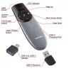 Verbatim Focus belaidis pristatymo įrenginys su raudonu lazeriniu žymekliu, RF, USB, 30 m, juodas, sidabrinis
