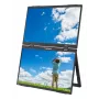 Verbatim Portable 15.6 inch FHD Dual Monitor Essentials, 39.6 cm (15.6 inch), LCD, 1920 x 1080 pikselių, Full HD, 16:9, 10 ms
