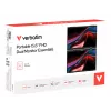 Verbatim Portable 15.6 inch FHD Dual Monitor Essentials, 39.6 cm (15.6 inch), LCD, 1920 x 1080 pikselių, Full HD, 16:9, 10 ms