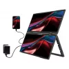 Verbatim Portable 15.6 inch FHD Dual Monitor Essentials, 39.6 cm (15.6 inch), LCD, 1920 x 1080 pikselių, Full HD, 16:9, 10 ms