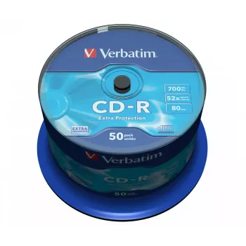 Verbatim CD-R Extra Protection 700 MB 52x 50 vnt.