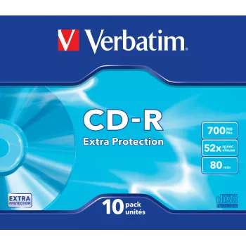 Verbatim CD-R Extra Protection 700 MB 52x 10 vnt.