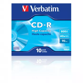 Verbatim CD-R High Capacity 800 MB 40x 10 vnt.