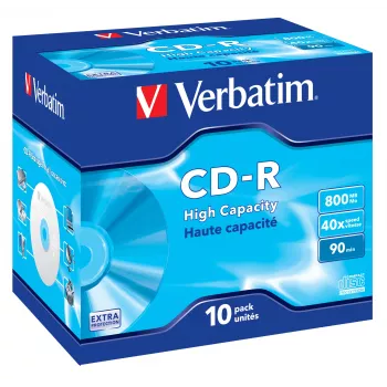 Verbatim CD-R High Capacity 800 MB 40x 10 vnt.