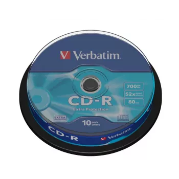 Verbatim CD-R Extra Protection 700 MB 52x 10 vnt.