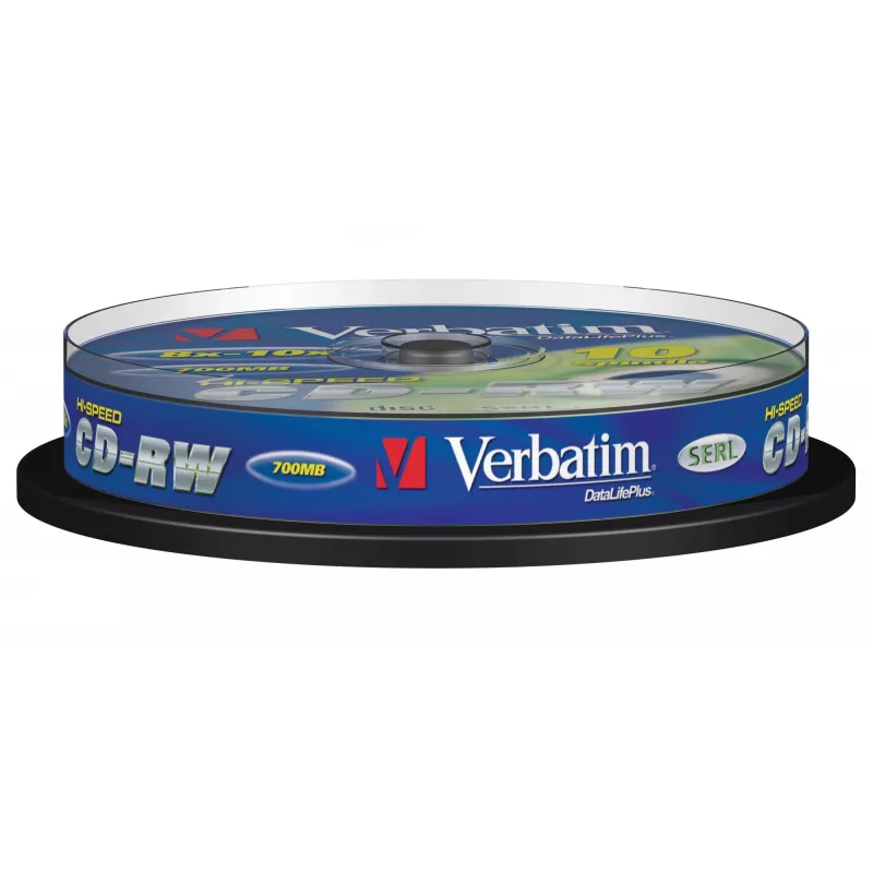 Verbatim CD-RW 12x 700 MB 10 vnt.