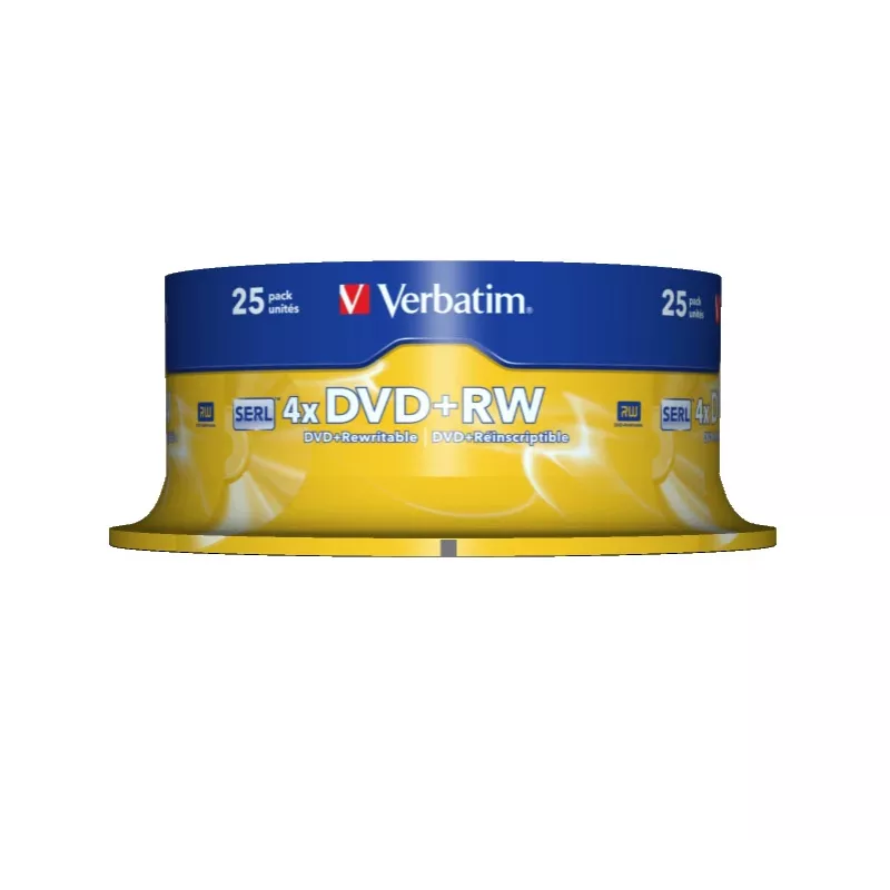 Verbatim DVD+RW Matt Silver 4.7 GB 25 vnt.