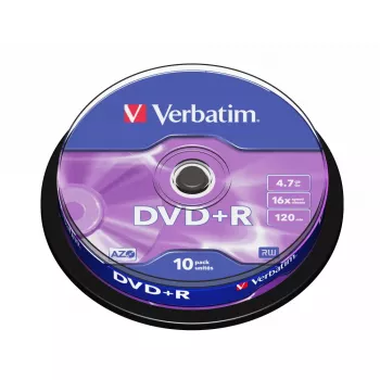 Verbatim DVD+R Matt Silver 4.7 GB 10 vnt.