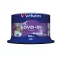 Verbatim DVD+R Wide Inkjet Printable No ID Brand, 4,7 GB, 16x, 50 vnt., verpstė