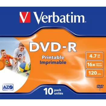 Verbatim 43521 tuščias DVD 4.7 GB DVD-R 10 vnt.