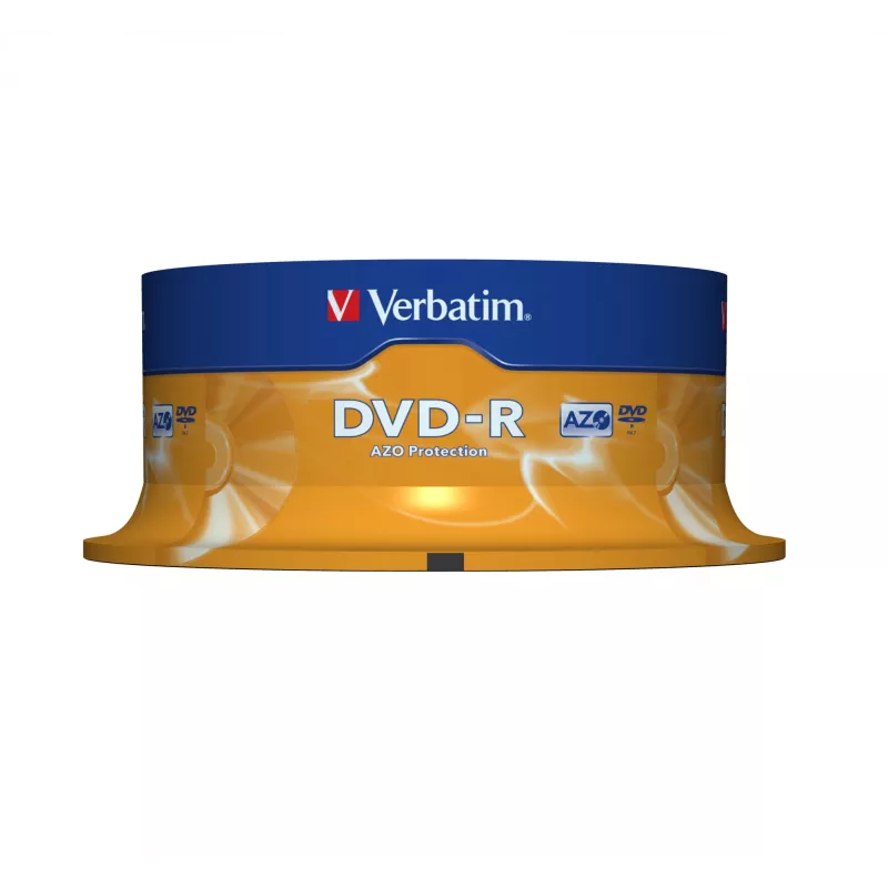 Verbatim DVD-R 4,7 GB 16x, spiralinis įpakavimas, 25 vnt. (43522)