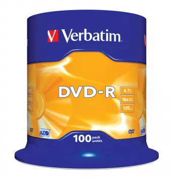 Verbatim DVD-R Matt Silver 4.7 GB 100 vnt.