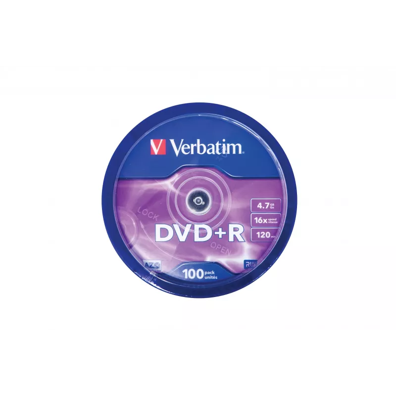 Verbatim DVD+R Matt Silver 4.7 GB 100 vnt.