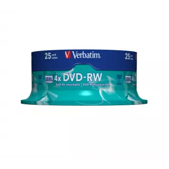 Verbatim DVD-RW Matt Silver 4.7 GB 25 vnt.