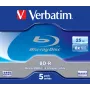 Verbatim 43715 tuščias Blu-Ray diskas BD-R 25 GB 5 vnt.