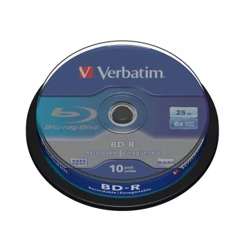 Verbatim BD-R SL 25GB 6x 10 vnt. verpstė