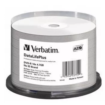 Verbatim DataLifePlus 4.7 GB DVD-R 50 vnt.