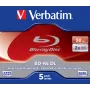 Verbatim BD-RE DL 50GB 2x5pakuotės Jewel Case 5 vnt.