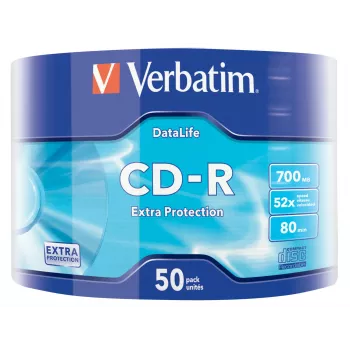 Verbatim CD-R Extra Protection 700 MB 52x 50 vnt.