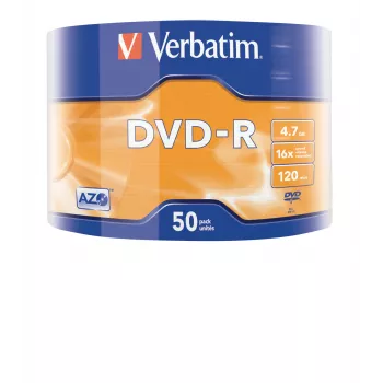 Verbatim DVD-R Matt Silver 50 vnt. Wrap Spindle