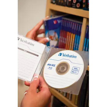 Verbatim BD-R XL 100GB 4x plačiai spausdinamas rašaliniu spausdintuvu 5 vnt. jewel dėkle