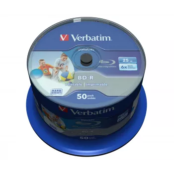 Verbatim 43812 tuščias Blu-Ray diskas BD-R 25 GB 50 vnt.
