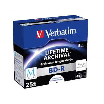 Verbatim M-Disc 4x BD-R 25 GB 5 vnt.