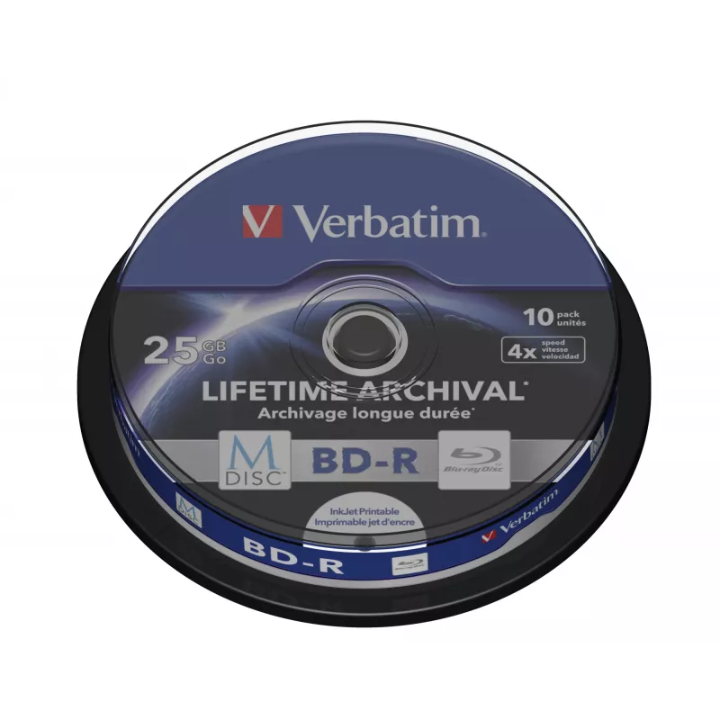 Verbatim M-Disc 4x BD-R 25 GB 10 vnt.