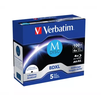 Verbatim MDISC Lifetime archival BDXL 100 GB vienas diskas