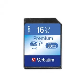 Verbatim Premium 16 GB SDHC Class 10 atminties kortelė