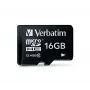 MicroSDHC Verbatim Premium 16GB Class 10 Juoda 44010
