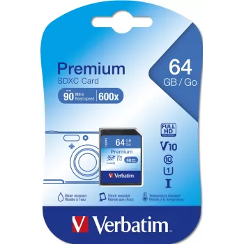 „Verbatim“ 64 GB SDXC atminties kortelė VB-SDXC10