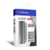 Verbatim Vx500 1 TB USB Type-C 3.2 Gen 2 (3.1 Gen 2) sidabrinis