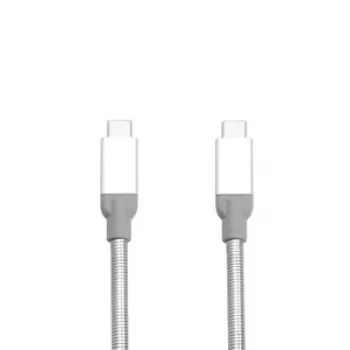 Verbatim USB-C į USB-C nerūdijančio plieno sinchronizavimo ir įkrovimo laidas USB 3.1 Gen 2 30 cm