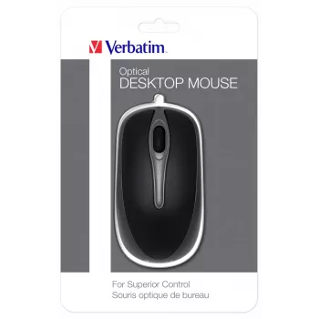 Verbatim 49019 pelė Office Ambidextrous USB Type-A Optinė 1000 DPI