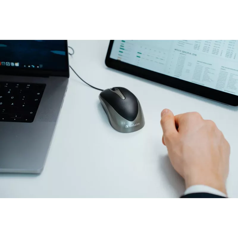 Verbatim 49019 pelė Office Ambidextrous USB Type-A Optinė 1000 DPI