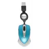 Verbatim Go Mini pelė, ambidekstrinė, USB Type-A, optinė, 1000 DPI, mėlyna