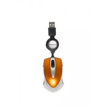 Verbatim Go Mini pelė, optinė, USB Type-A, 1000 DPI