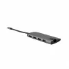 Verbatim 49142 USB-C dokas / prievadų replikatorius USB 3.2 Gen 1 Type-C juodas, sidabrinis