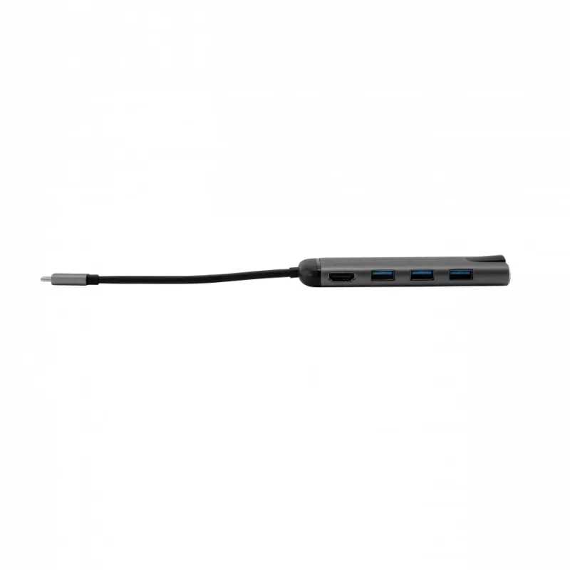 Verbatim 49142 USB-C dokas / prievadų replikatorius USB 3.2 Gen 1 Type-C juodas, sidabrinis