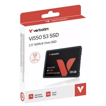 Verbatim Vi550 S3 SSD 128GB, 128 GB, 2,5 colio, 520 MB/s, 6 Gbit/s