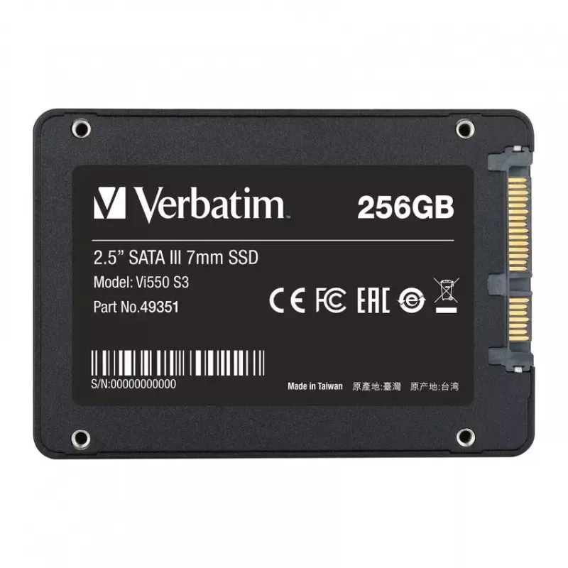 SSD diskas Verbatim 256GB 2.5 colio SATA Vi550 S3
