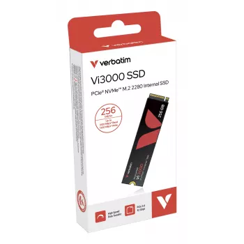 Verbatim Vi3000 PCIe NVMe M.2 SSD 256GB