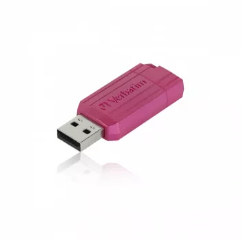 Verbatim PinStripe USB atmintukas 128 GB USB Type-A 2.0 Rožinis