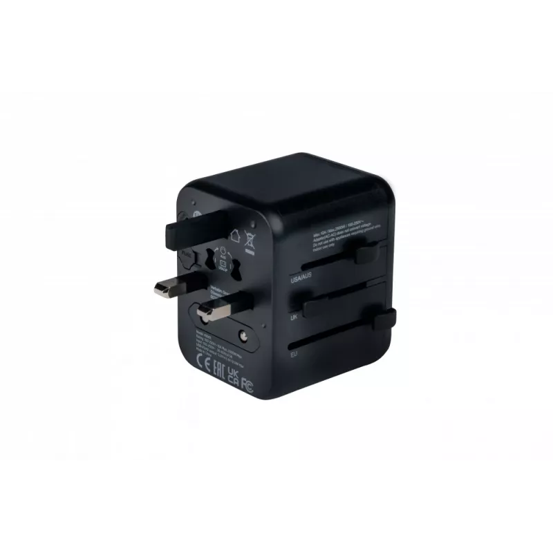 Verbatim 49543 universalus kelioninis adapteris Juodas