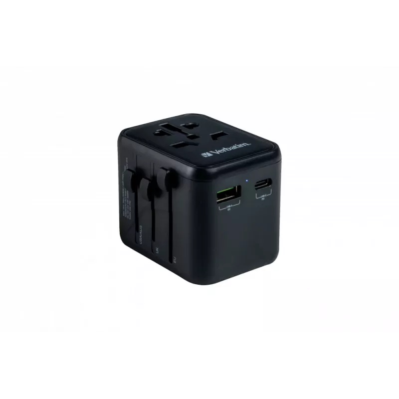 Verbatim 49544 universalus kelioninis adapteris juodas