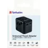 Verbatim 49544 universalus kelioninis adapteris juodas